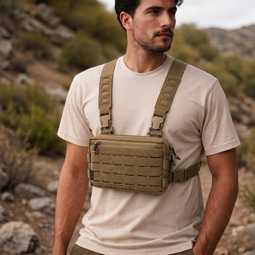 Chest Bag Lightweight Waterproof Nylon Pack | Active Peaks