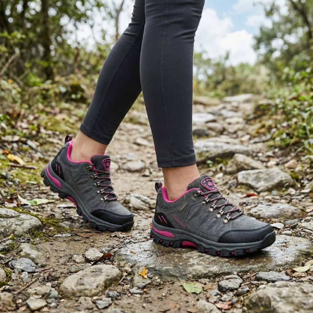 Women’s Waterproof Durable Hiking Shoes with Grip Sole | Active Peaks