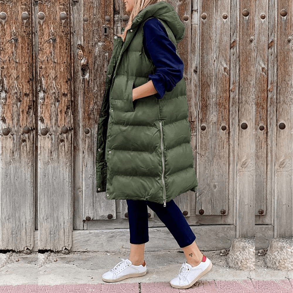 Long Padded Puffer Vest | Active Peaks - Active Peaks