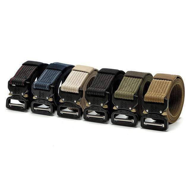 Adjustable Tactical Belt – Durable Nylon Outdoor Utility Fit - Active Peaks