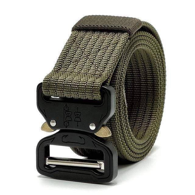 Adjustable Tactical Belt – Durable Nylon Outdoor Utility Fit - Active Peaks