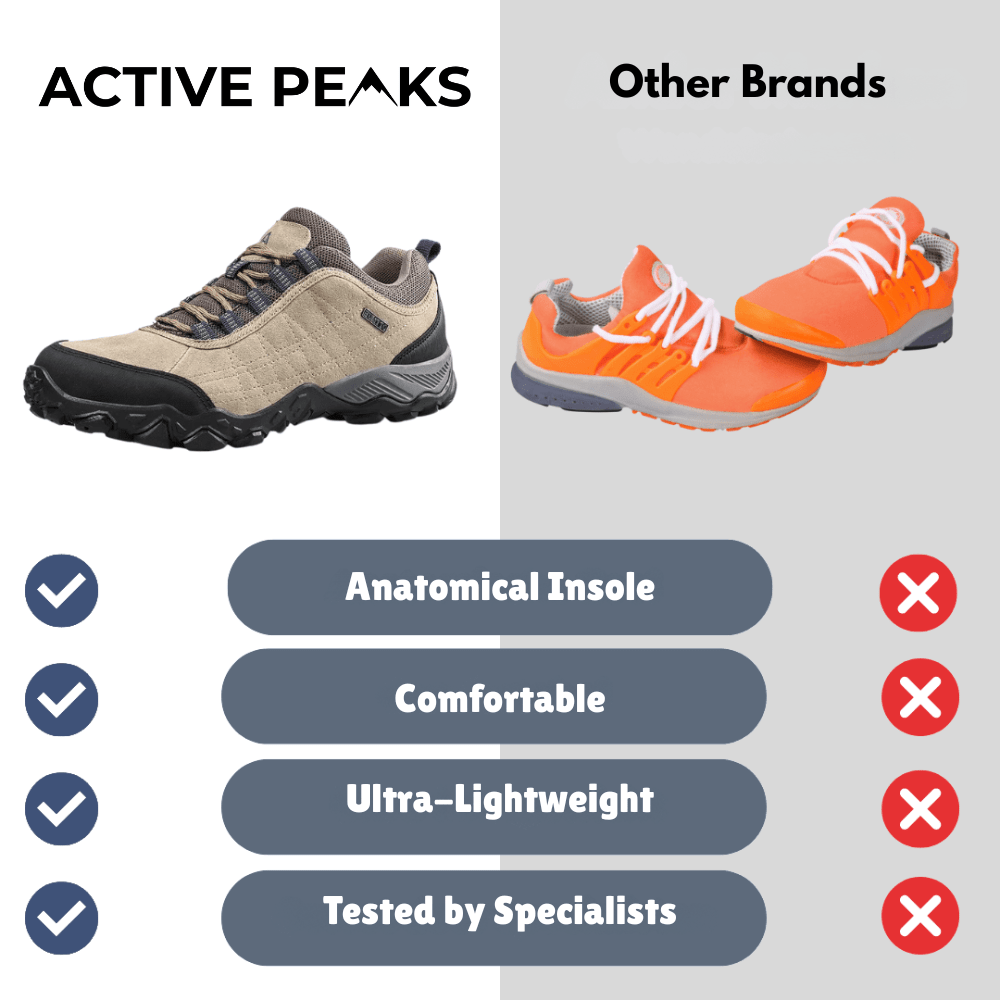 Breathable Low - Cut Walking Shoes | Active Peaks - Active Peaks