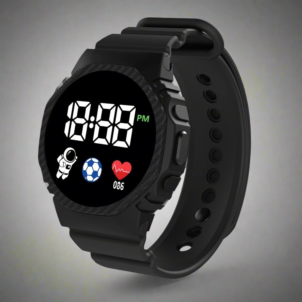 Children’s Waterproof Digital Watch – Durable Outdoor Design - Active Peaks