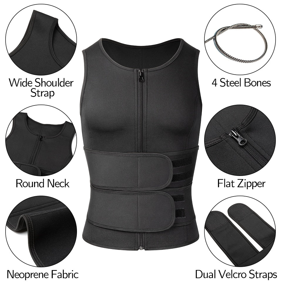 Compression Training Vest for Men – Lightweight & Breathable - Active Peaks