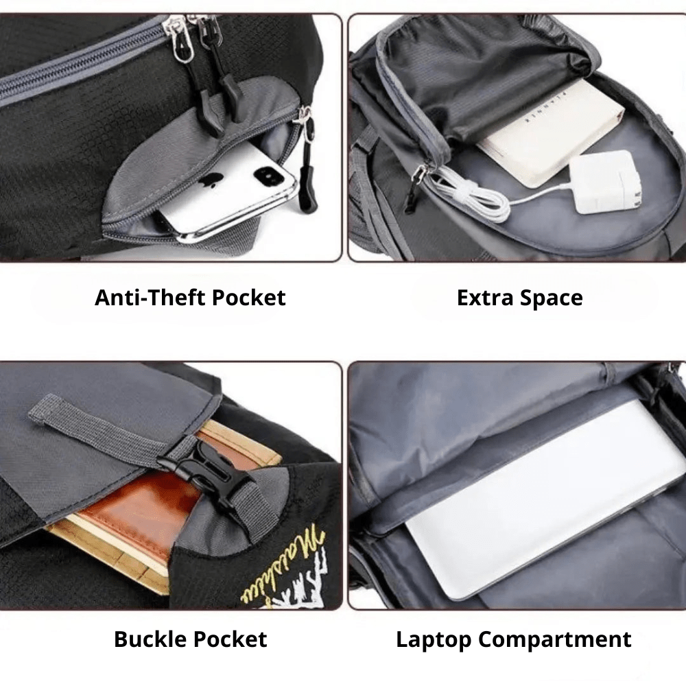 ActivePeaks – Waterproof 40L Hiking Backpack with Trekking Pole Straps