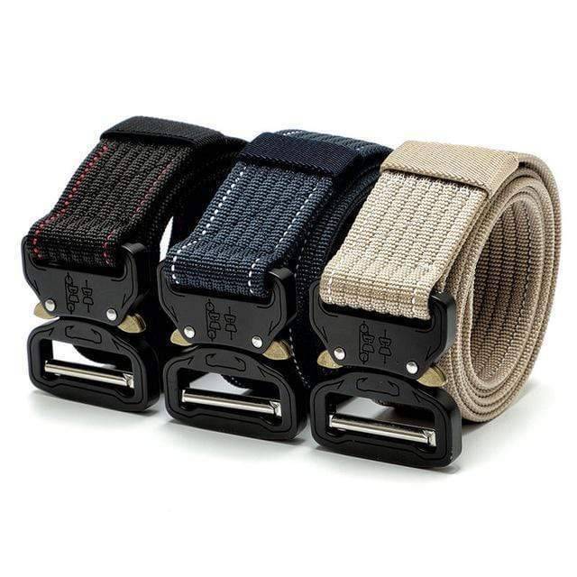Adjustable Tactical Belt – Durable Nylon Outdoor Utility Fit - Active Peaks