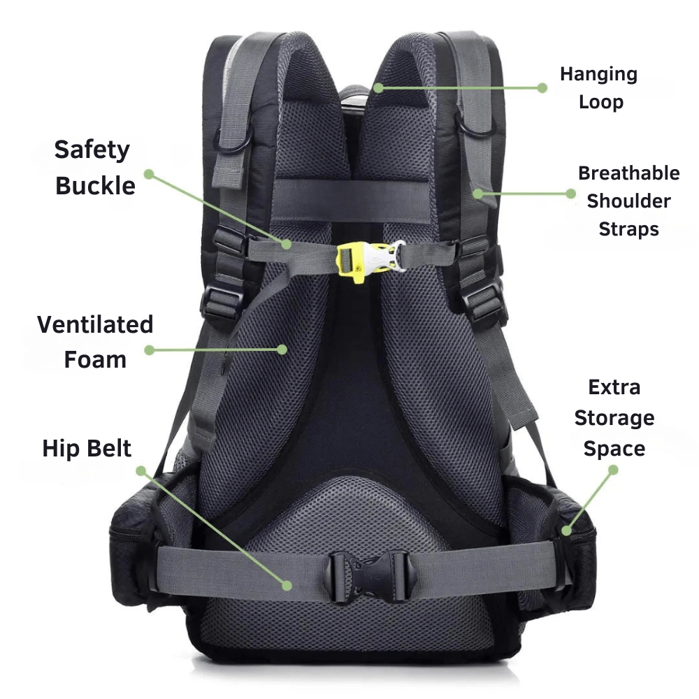 ActivePeaks – Lightweight 40L Trekking Backpack with Suspension System