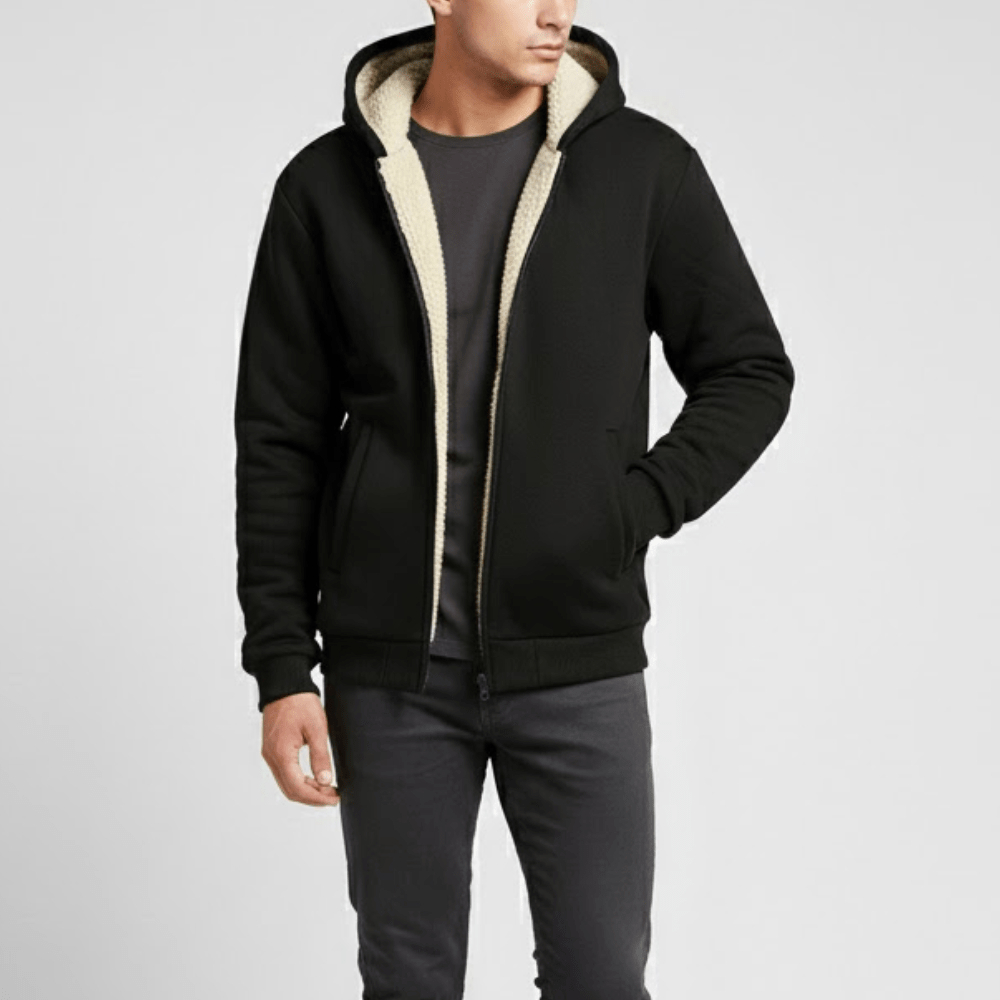 Men’s Fleece Hoodie with Sherpa Lining | Active Peaks - Active Peaks