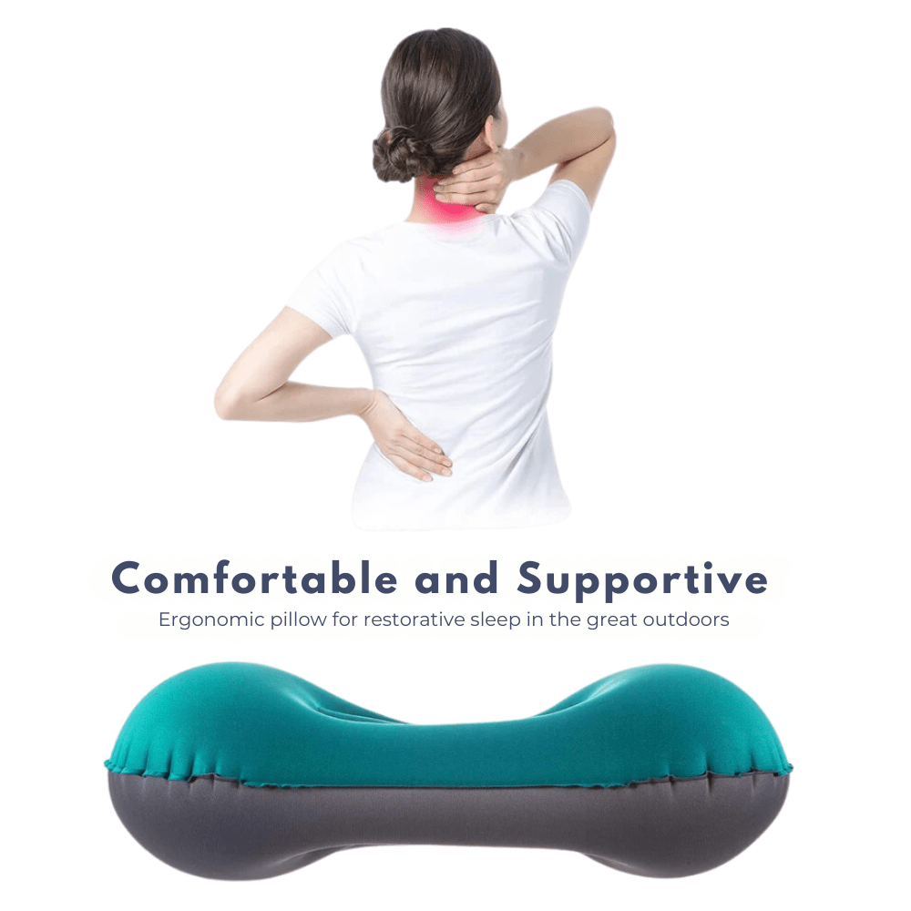 Inflatable Camping Pillow – Lightweight and Ergonomic | Active Peaks - Active Peaks
