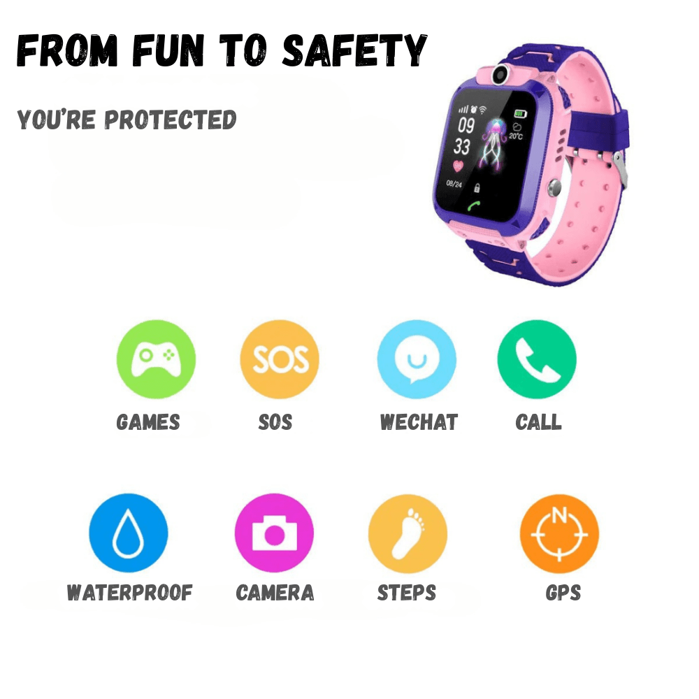 Children’s Waterproof Smartwatch – Durable Outdoor Design | Active Peaks - Active Peaks