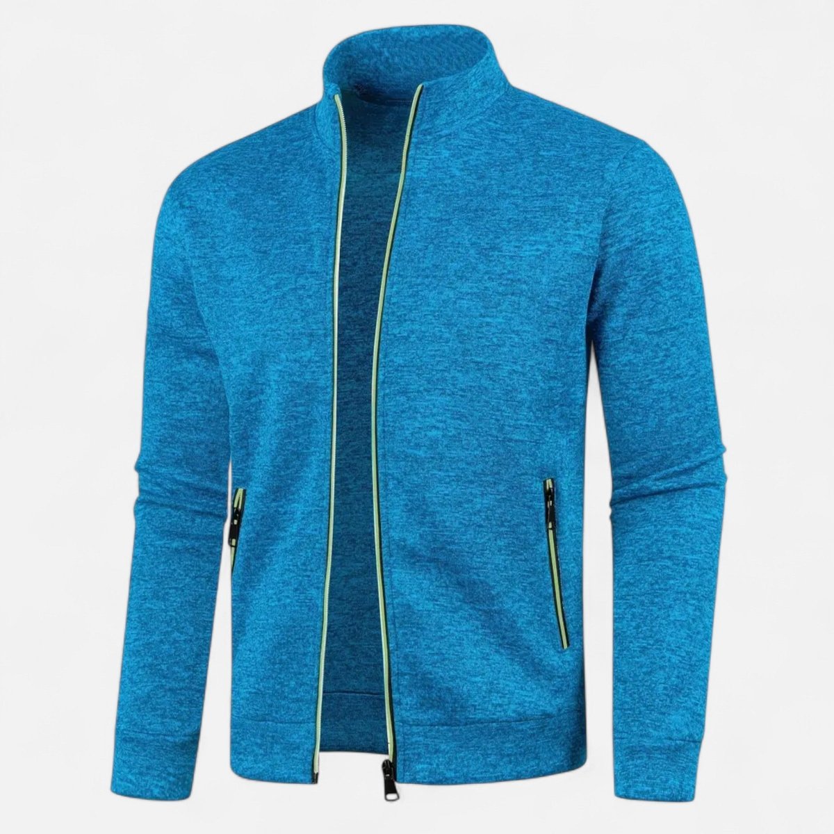 Knitted Zip Cardigan with Full - Length Closure | Active Peaks - Active Peaks