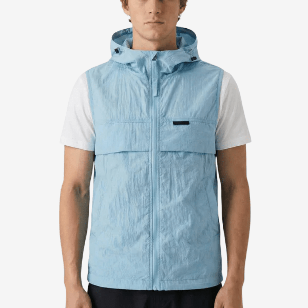 Lightweight Hooded Sleeveless Vest - Active Peaks