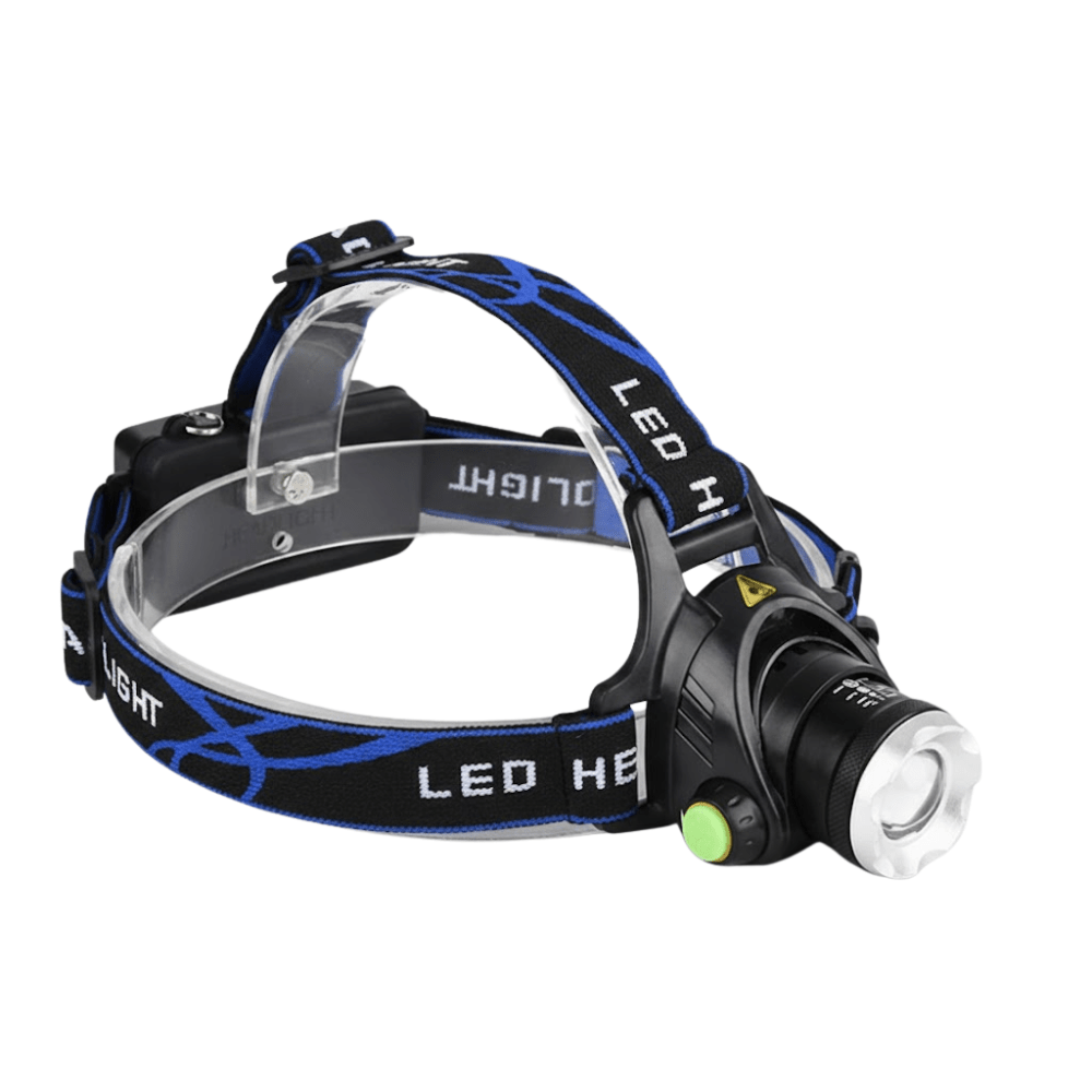 Rechargeable Waterproof LED Head Torch with Zoom Function | Active Peaks - Active Peaks