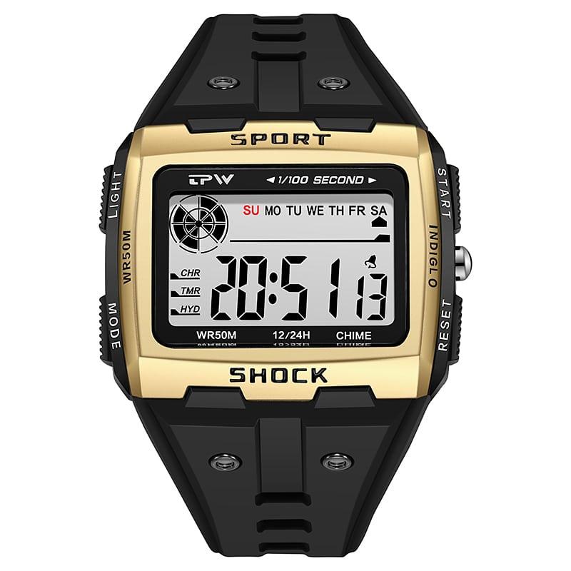 Water - Resistant Digital Hiking Watch with Backlight | Active Peaks - Active Peaks