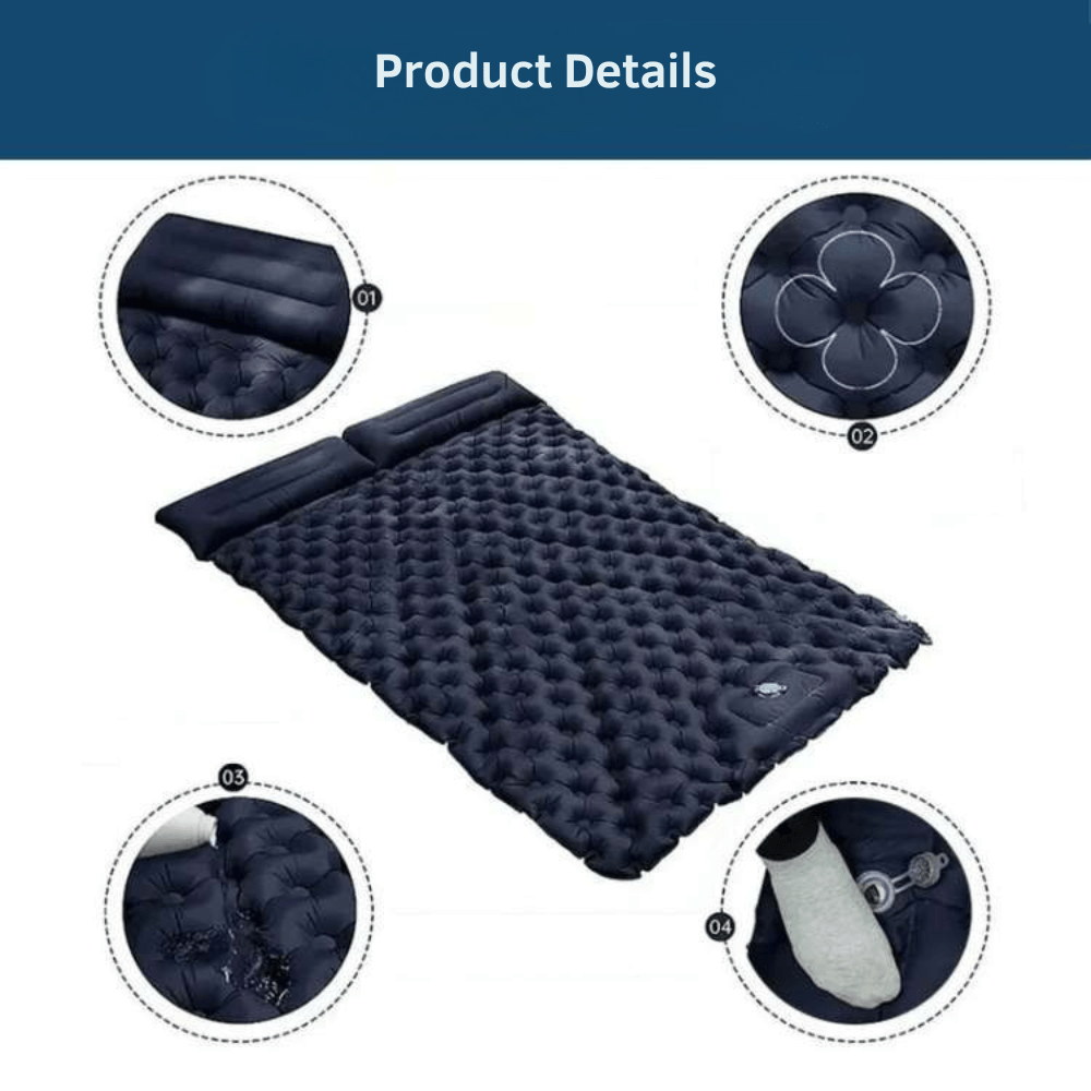 Double Inflatable Camping Mattress – Lightweight and Durable | Active Peaks - Active Peaks