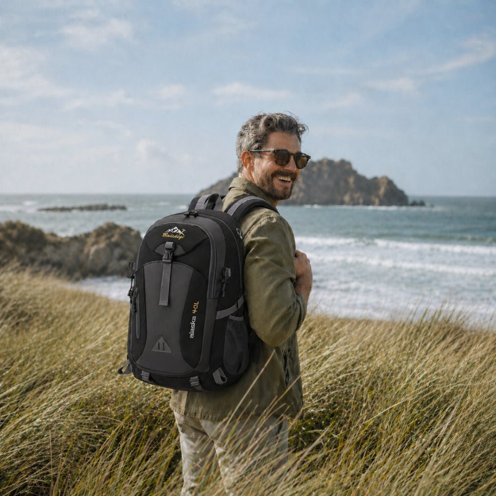 Waterproof 40L Hiking Backpack with Trekking Straps - Active Peaks