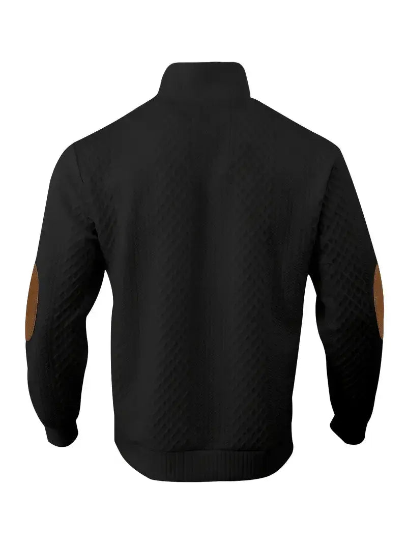 Knitted Outdoor Pullover with Reinforced Patches | Active Peaks - Active Peaks