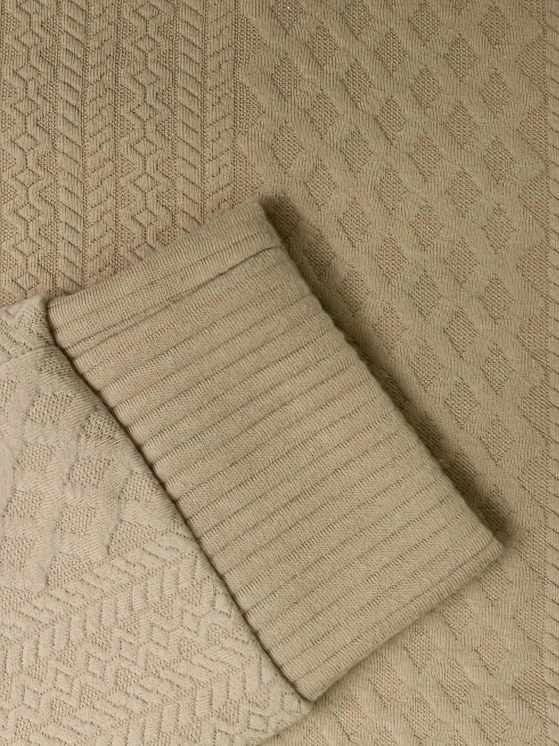 Knitted Outdoor Pullover with Reinforced Patches | Active Peaks - Active Peaks