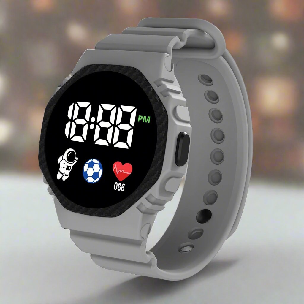 Children’s Waterproof Digital Watch – Durable Outdoor Design - Active Peaks