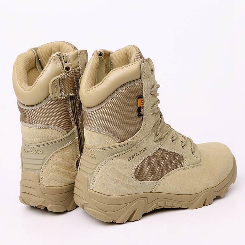Men’s Lightweight Waterproof Tactical Hiking Shoes with Grip Sole - Active Peaks