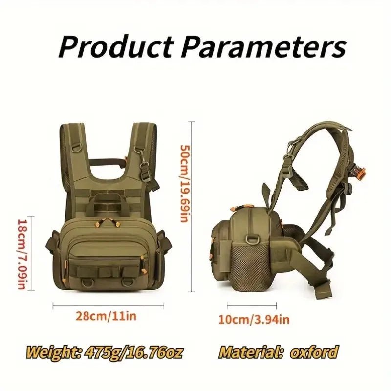 Fishing Chest Bag Durable Tactical Tackle Pack | Active Peaks - Active Peaks