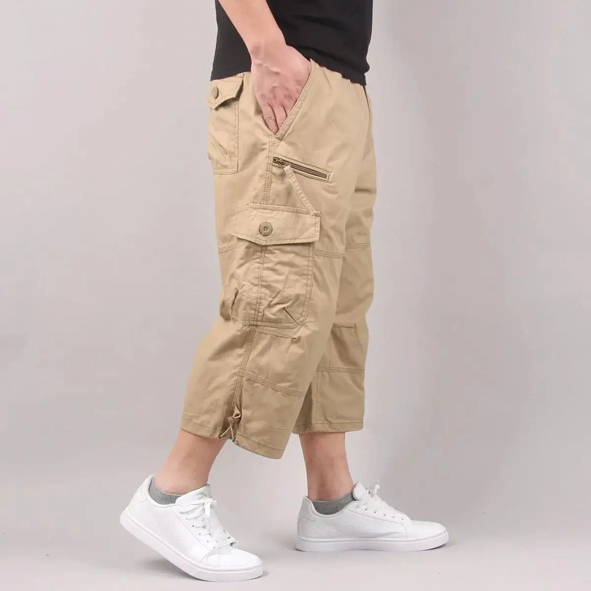 Lightweight Loose - Fit Cargo Shorts with Multiple Pockets | Active Peaks - Active Peaks