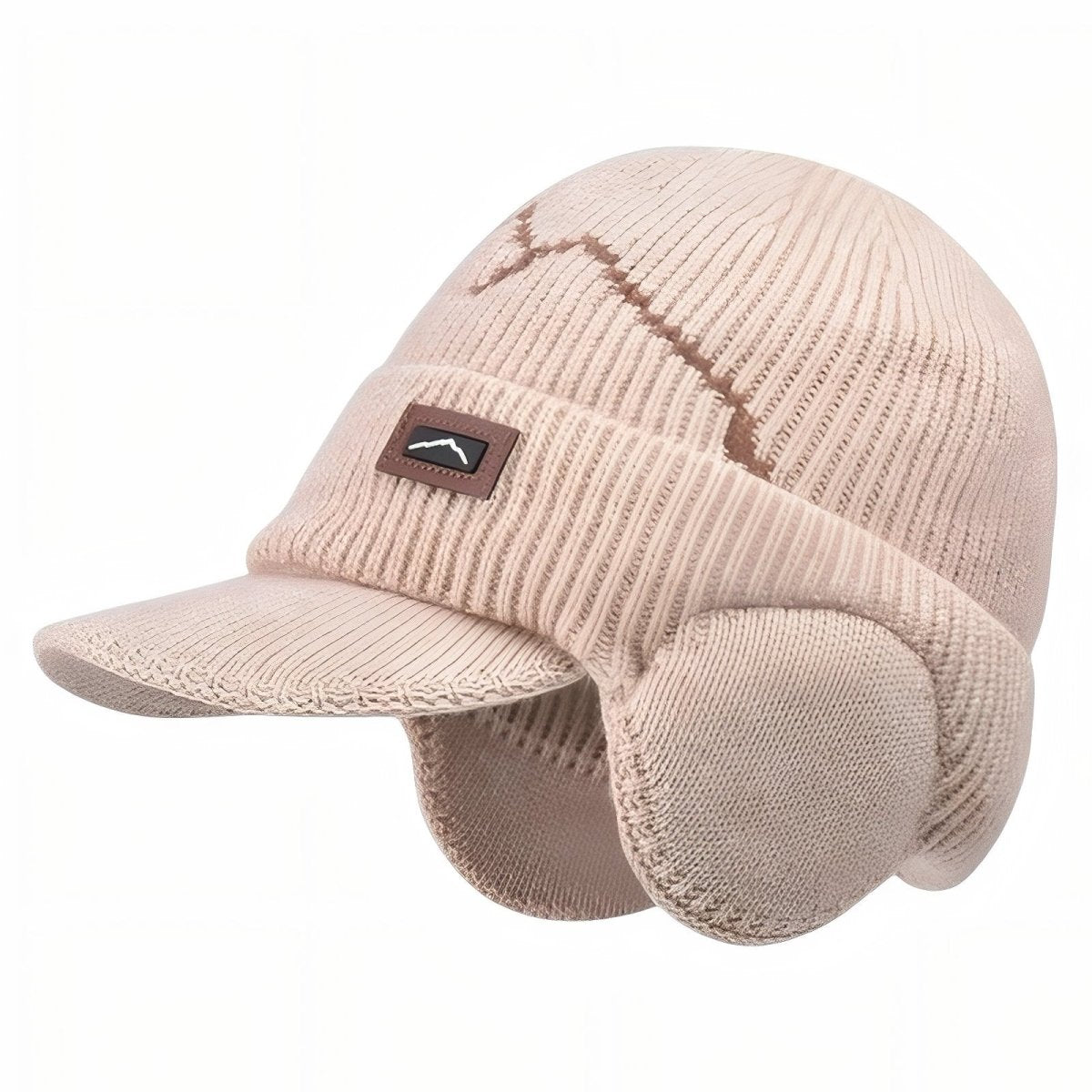Knitted Winter Hat with Ear Flaps and Visor | Active Peaks - Active Peaks