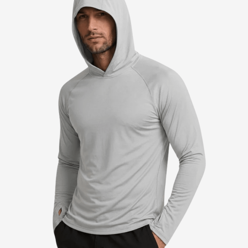 Men's UPF 50+ Sun Hoodie – Lightweight Quick - Drying - Active Peaks