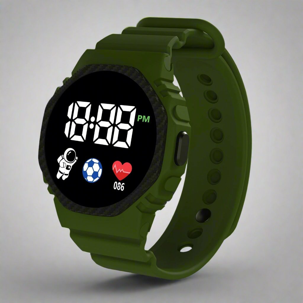 Children’s Waterproof Digital Watch – Durable Outdoor Design - Active Peaks