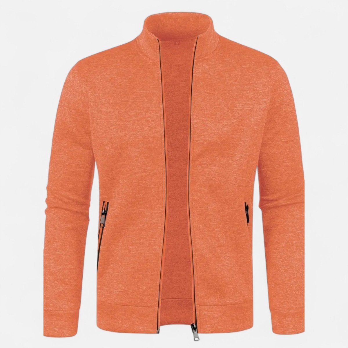 Knitted Zip Cardigan with Full - Length Closure | Active Peaks - Active Peaks