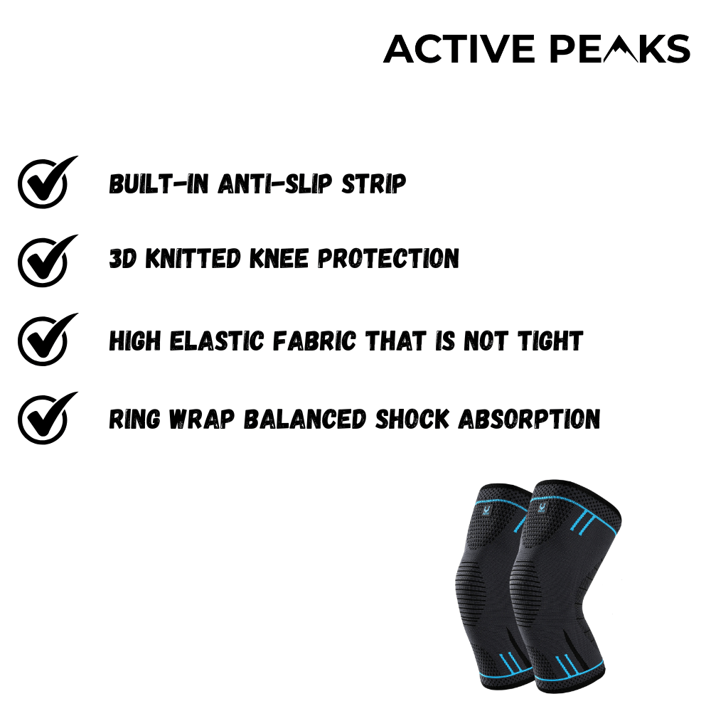 Elastic Compression Knee Support Sleeve | Active Peaks - Active Peaks