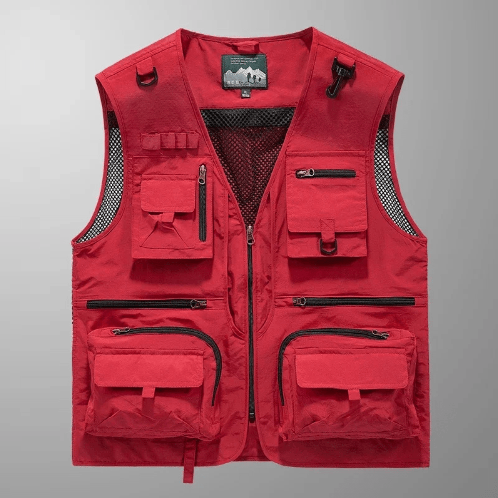 Lightweight Multi - Pocket Mesh Utility Vest | Active Peaks - Active Peaks