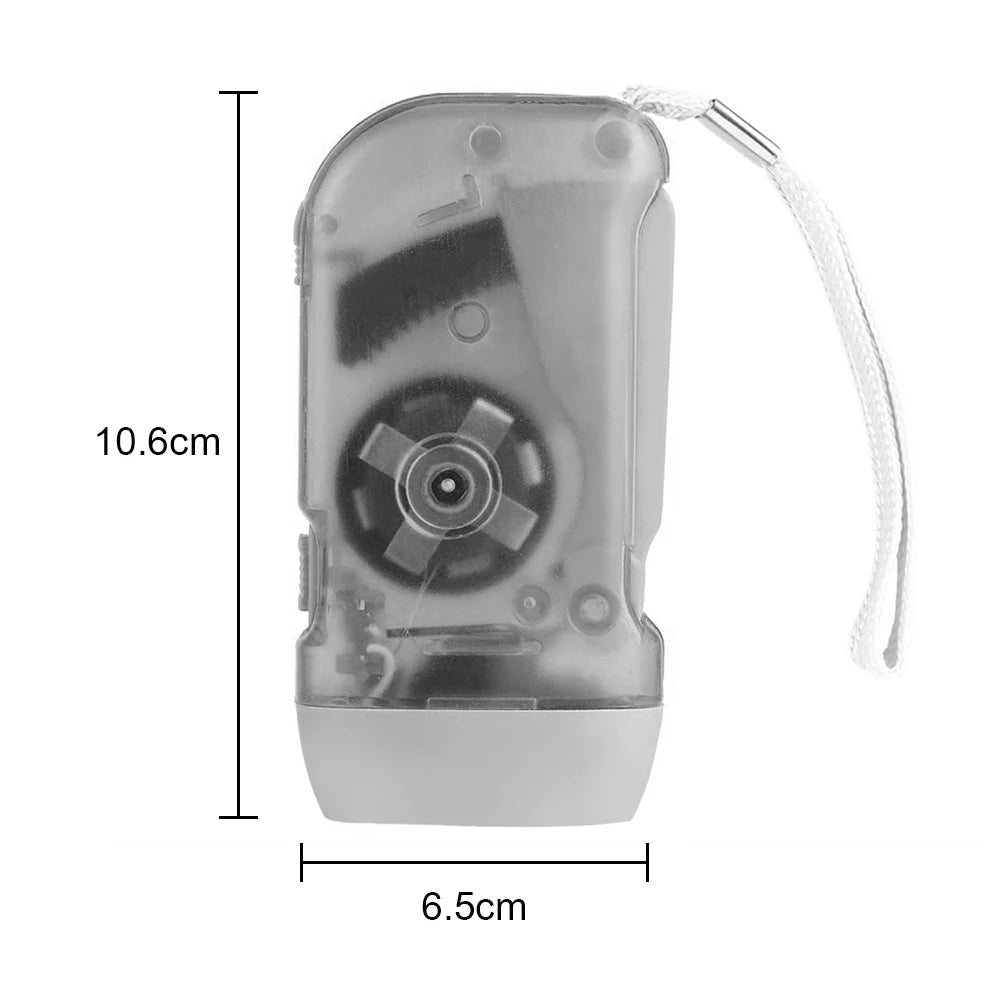 Hand Crank LED Torch Lightweight Emergency Light | Active Peaks - Active Peaks