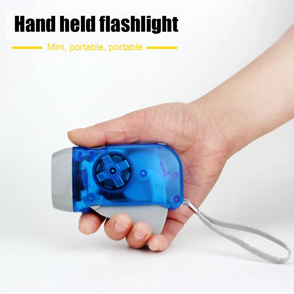 Hand Crank LED Torch Lightweight Emergency Light | Active Peaks - Active Peaks