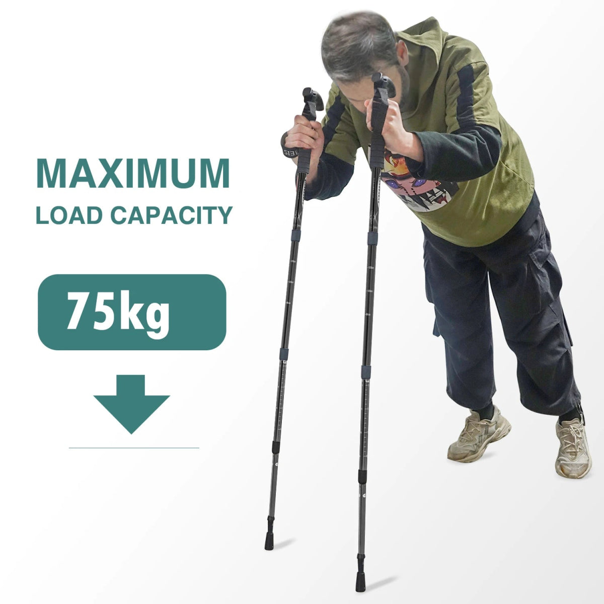 Adjustable Lightweight Trekking Pole for Hiking and Walking | Active Peaks - Active Peaks