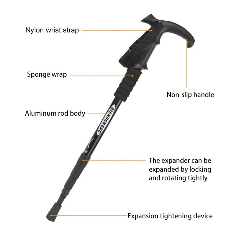 Adjustable Lightweight Trekking Pole for Hiking and Walking | Active Peaks - Active Peaks