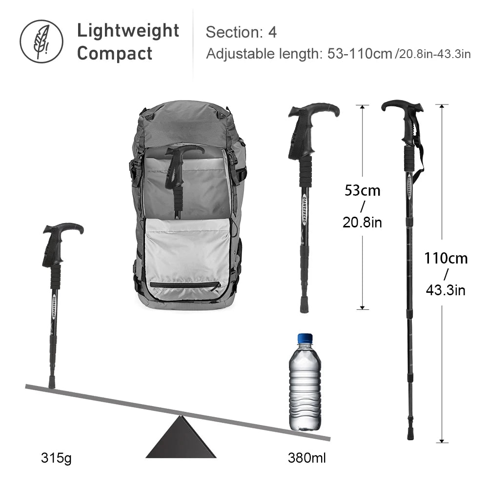 Adjustable Lightweight Trekking Pole for Hiking and Walking | Active Peaks - Active Peaks