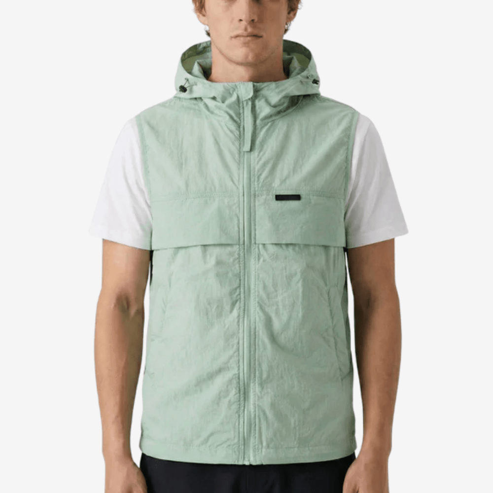 Lightweight Hooded Sleeveless Vest - Active Peaks
