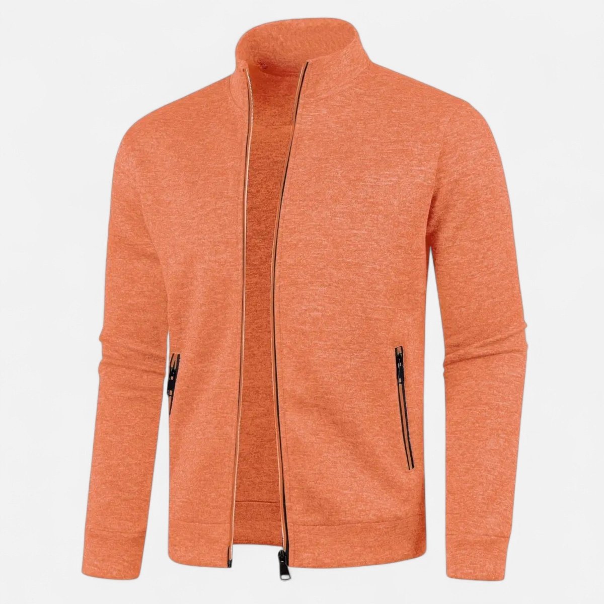 Knitted Zip Cardigan with Full - Length Closure | Active Peaks - Active Peaks