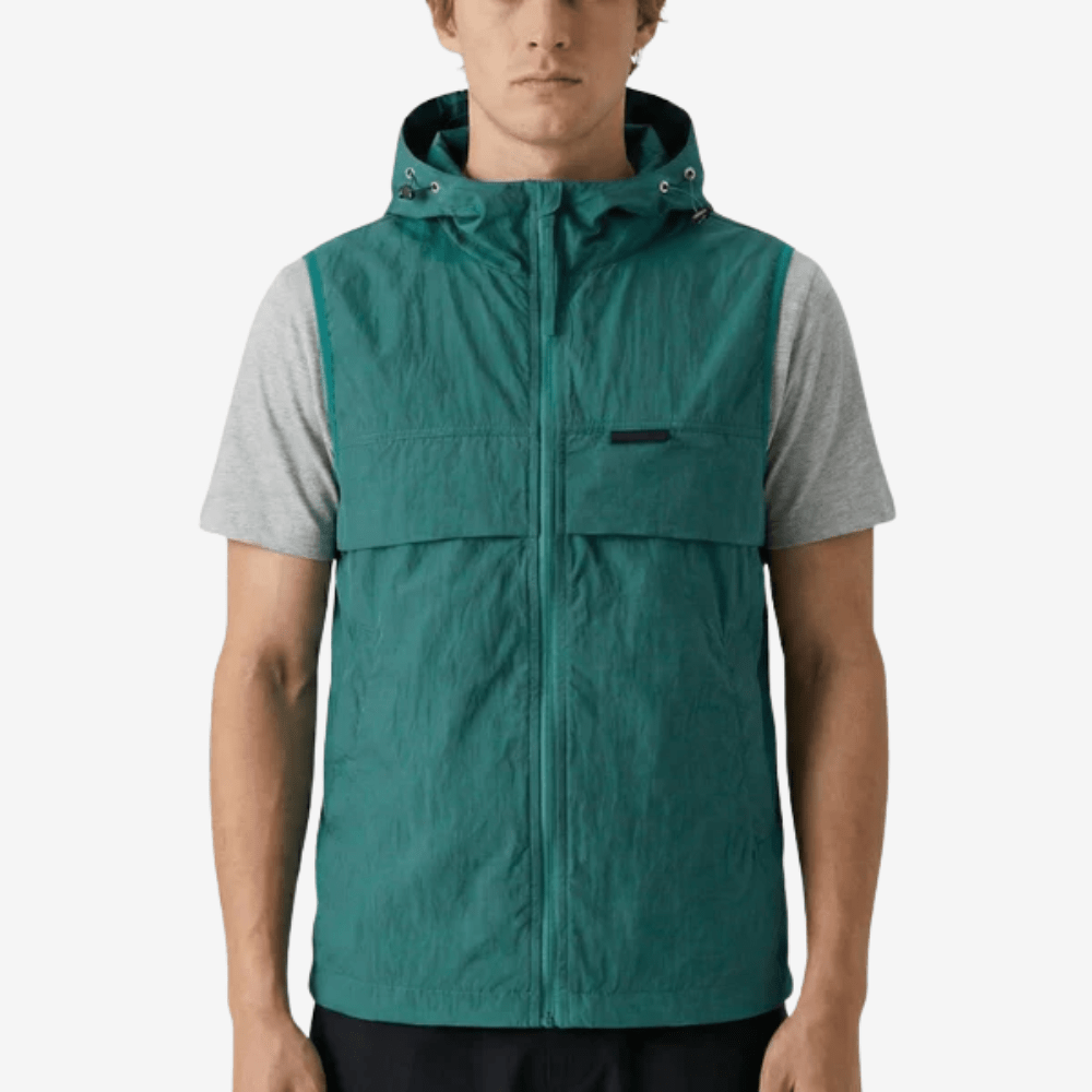 Lightweight Hooded Sleeveless Vest - Active Peaks