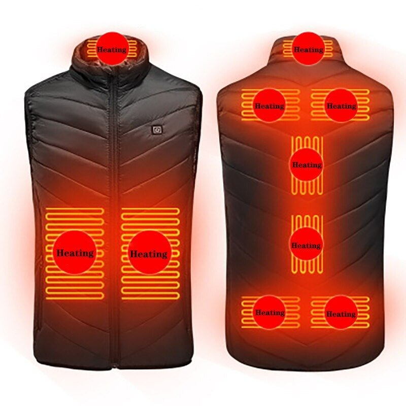 Heated Gilet – Lightweight & Water - Resistant with USB Power - Active Peaks