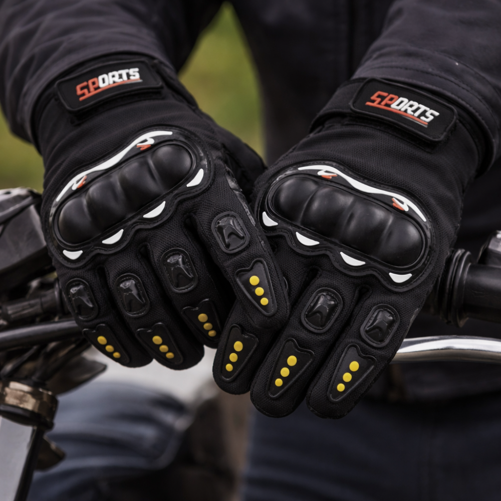 Motorcycle Gloves Full Finger Touch Screen Protective Gloves | Active Peaks