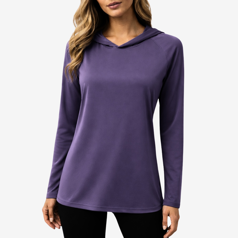 Breathable Long-Sleeve UV Protection Hoodie for Women | Active Peaks