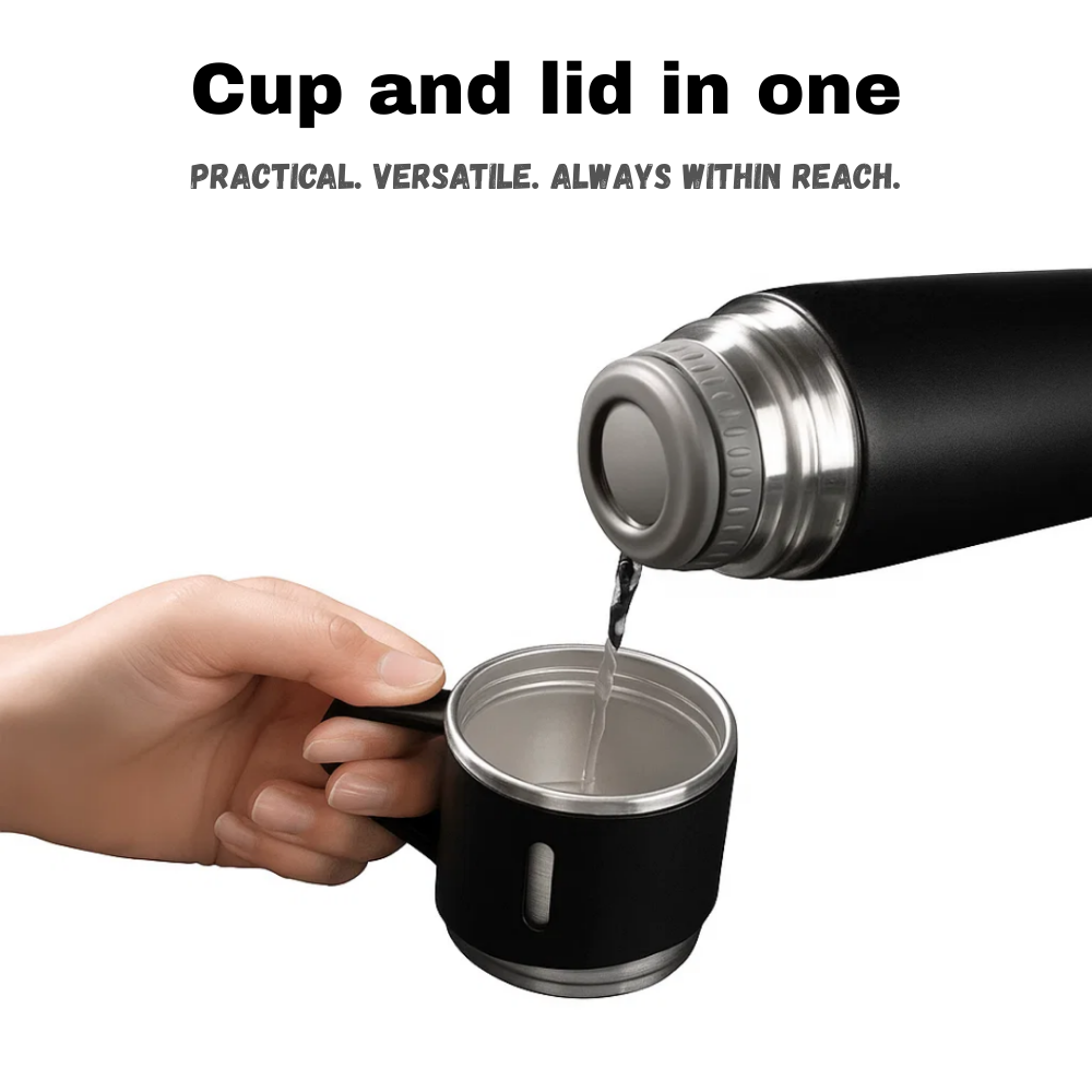 Stainless Steel Thermos Flask 500ml Vacuum Insulated | Active Peaks