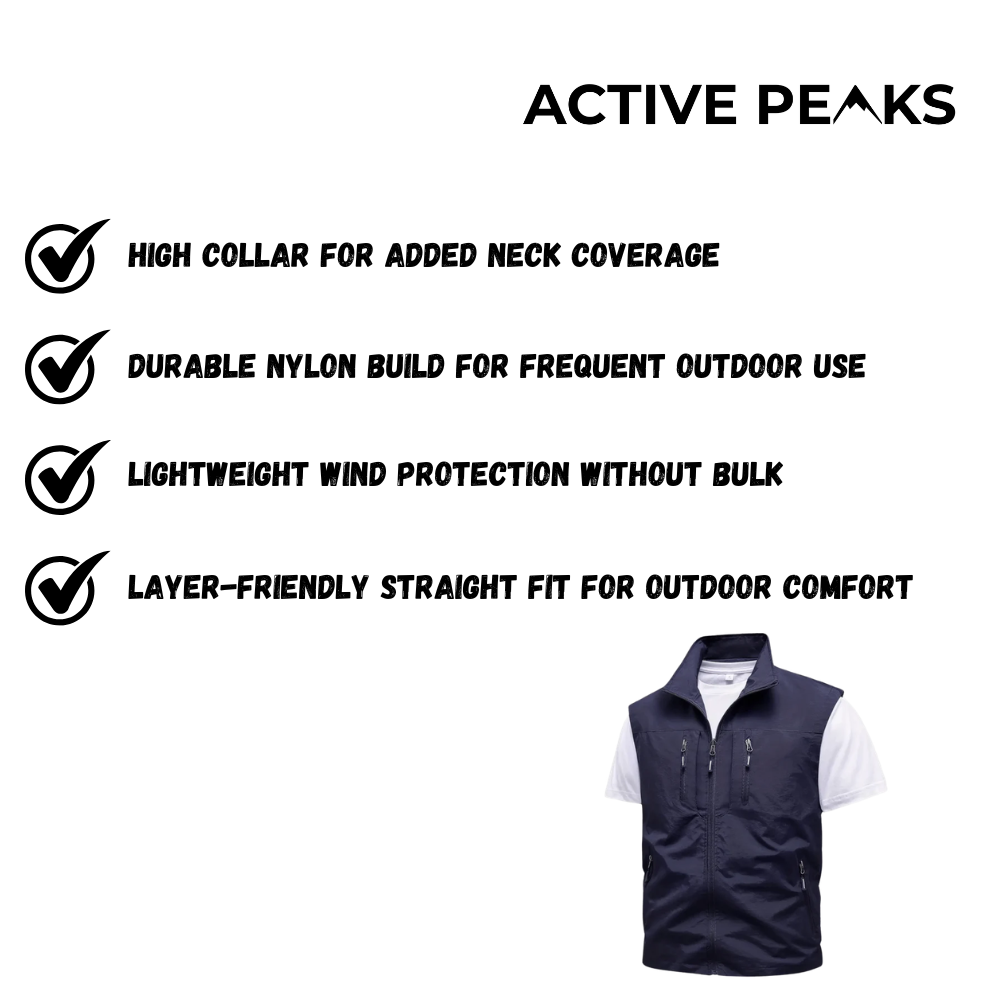Lightweight Durable Hiking Gilet for Men | Active Peaks