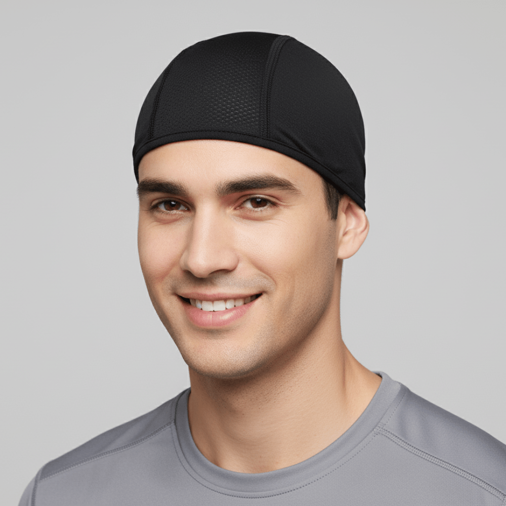 Breathable Cycling Skull Cap – Lightweight Mesh Design | Active Peaks - Active Peaks