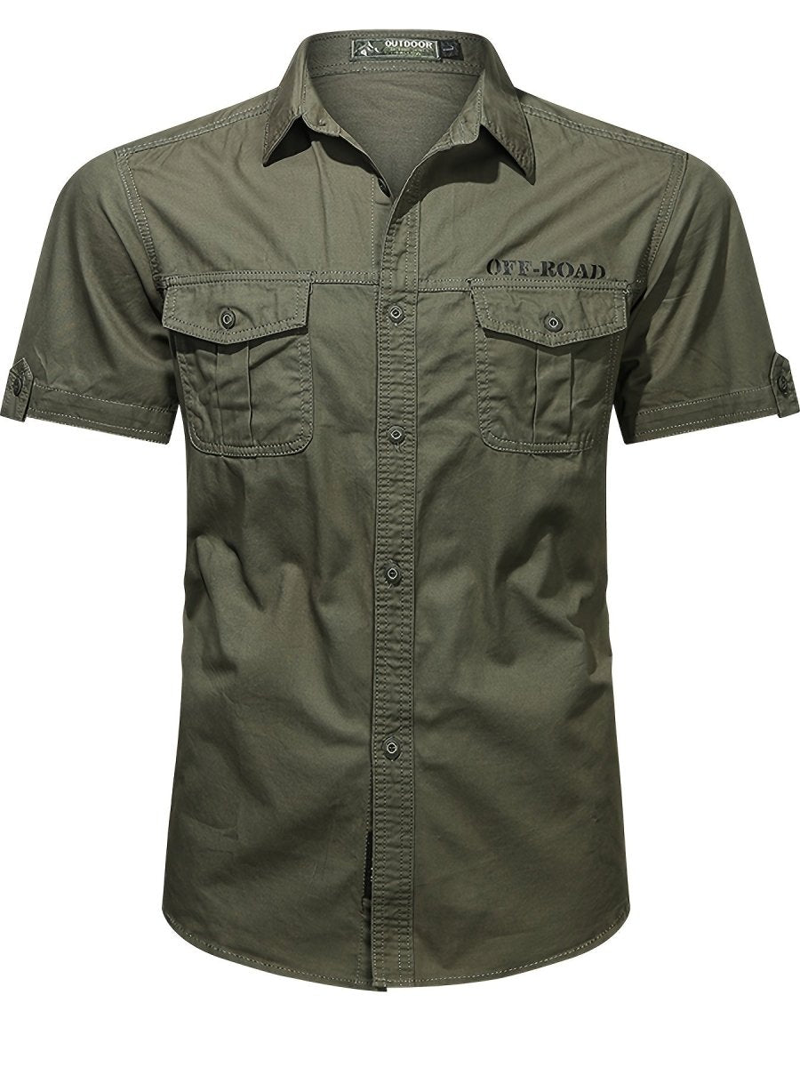 Breathable Cotton Outdoor Shirt for Men | Active Peaks - Active Peaks