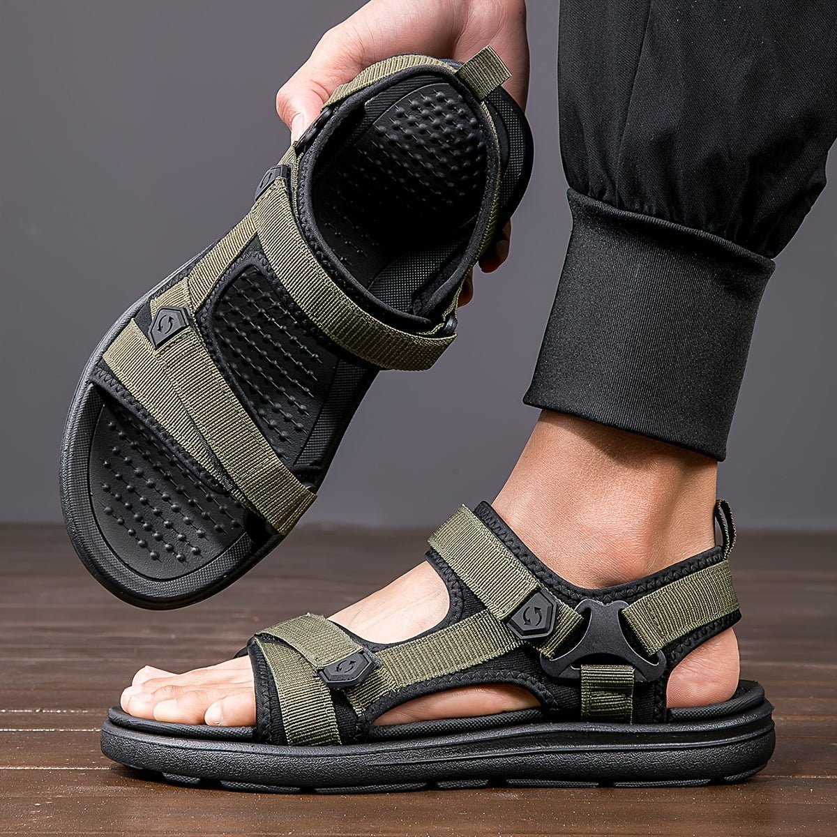 Breathable Anti - Slip Hiking Sandals with Open Toe for Men | Active Peaks - Active Peaks