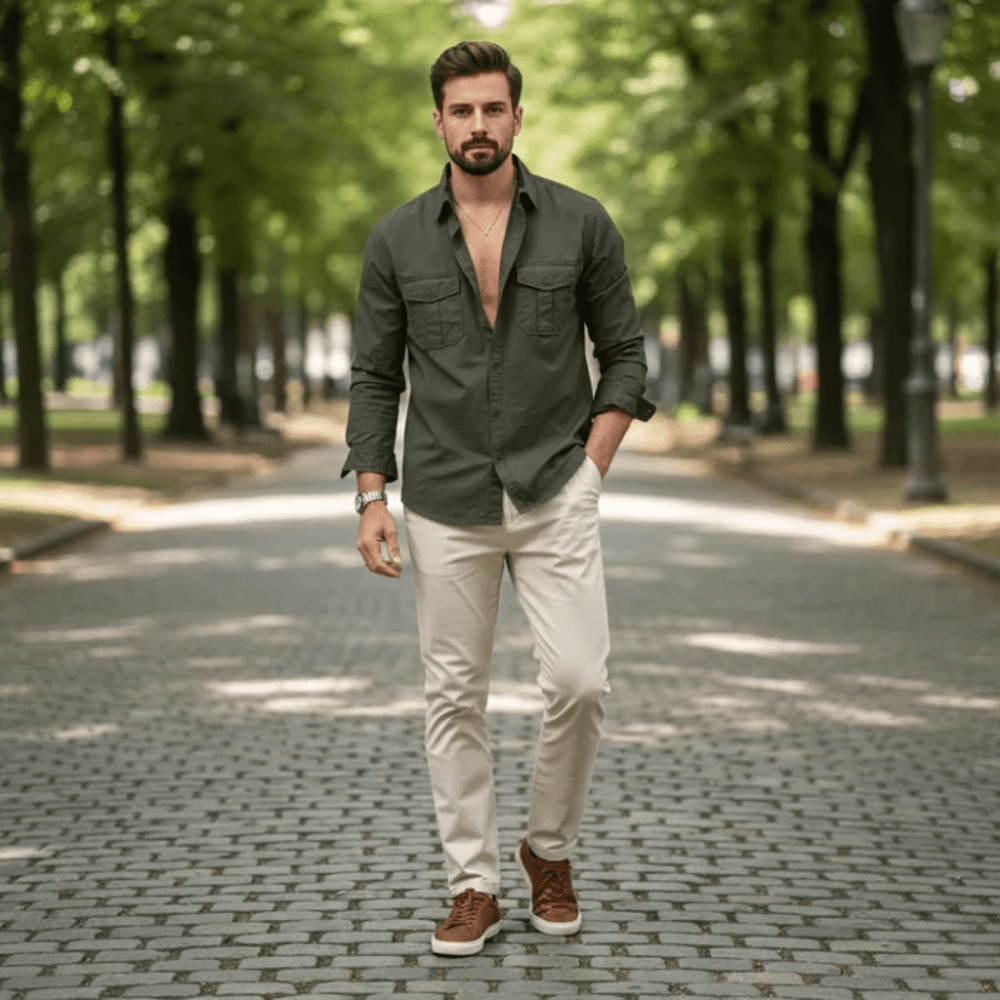 Breathable Convertible Hiking Shirt for Men | Active Peaks - Active Peaks