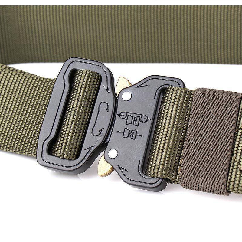 Adjustable Tactical Belt – Durable Nylon Outdoor Utility Fit - Active Peaks
